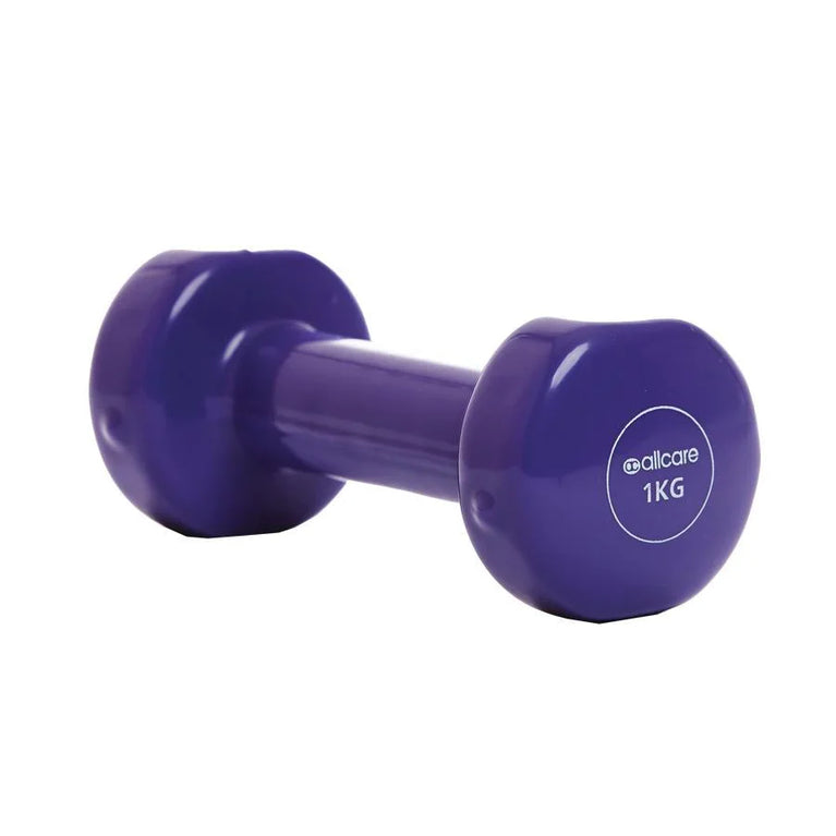 ALLCARE DUMBBELLS - INDIVIDUAL PVC COATED WEIGHTS