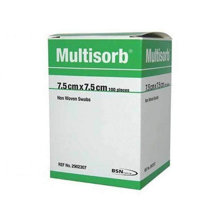 MULTISORB GAUZE SWABS - NON STERILE (PACK-100)