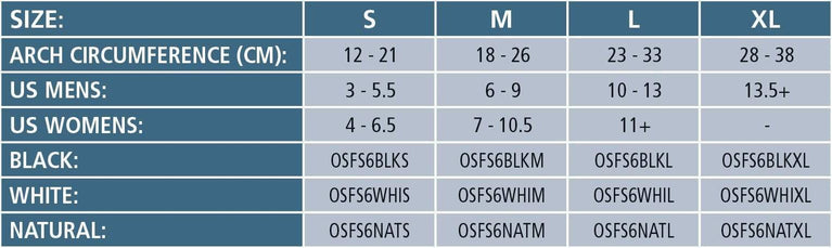 OS1ST COMPRESSION FS6 FOOT SLEEVE