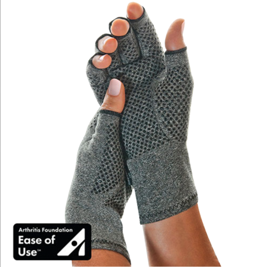 IMAK ACTIVE COMPRESSION GLOVES TO HELP RELIEVE ACHES, PAINS AND STIFFNESS ASSOCIATED WITH HAND PAIN
