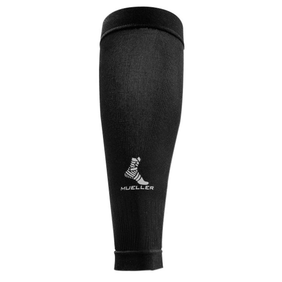 MUE4502 GRADUATED COMPRESSION CALF SLEEVE BLACK PAIR FOR IMPROVED CIRCULATION AND COMPRESSION