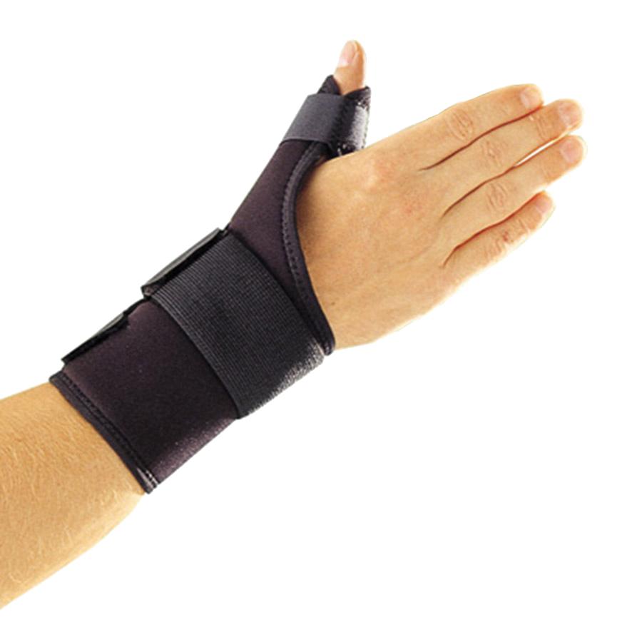 OPP1188 WRIST AND THUMB SUPPORT WITH MOLDABLE THERMOPLASTIC INSERT - 5 INCH LONG