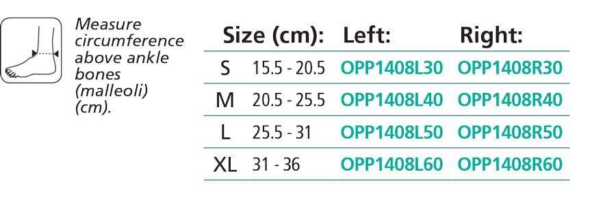 OPP1408 ACHILLIES BRACE WITH SILICONE PAD