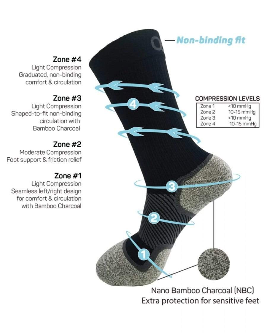 OS1ST WP4 WELLNESS PERFORMANCE SOCK DESIGNED TO HELP WITH DIABETES, CIRCULATION, SENSITIVITY, EDEMA AND NEUROPATHY